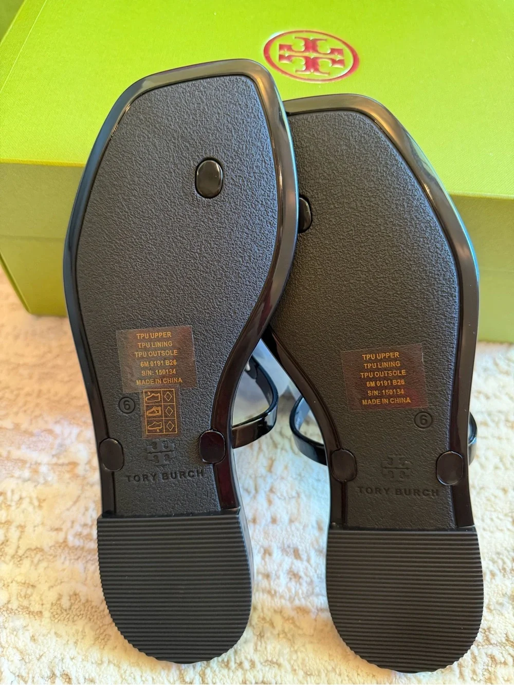 Tory Burch Flower Jelly Flip Flops Sandal